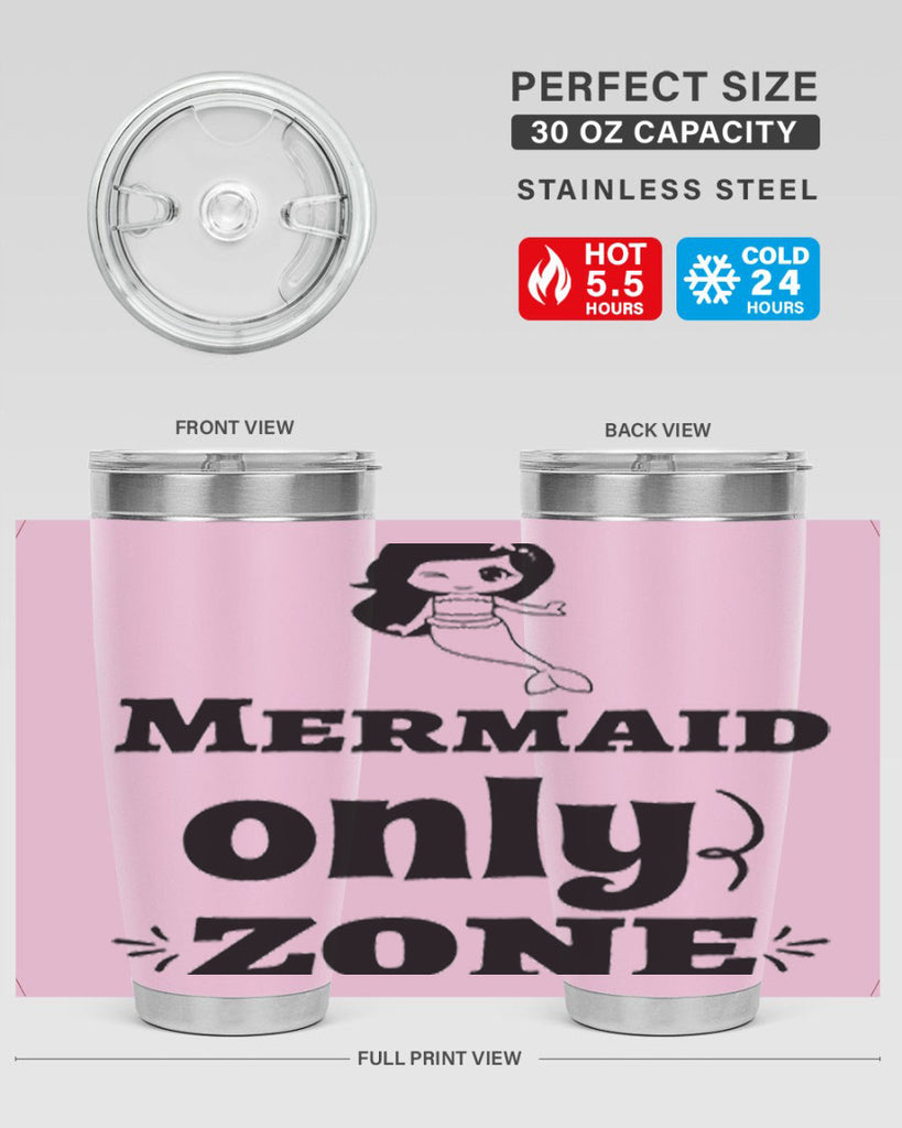 Mermaid only zone 439#- mermaid- Tumbler