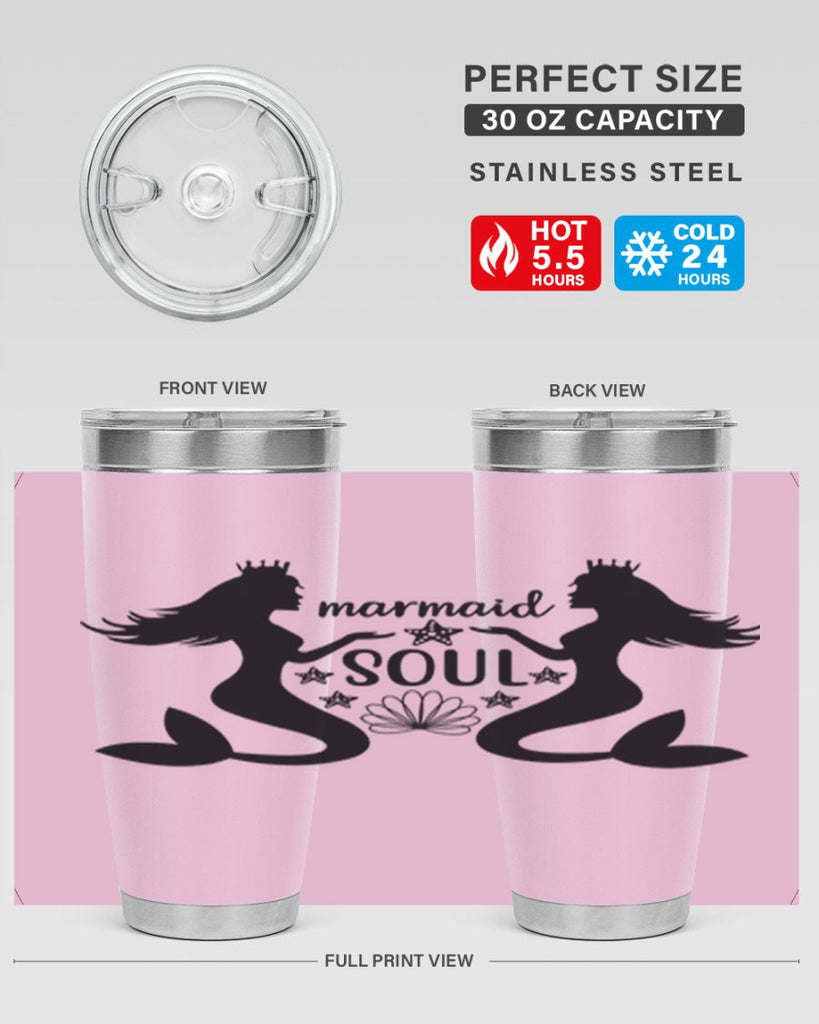 Mermaid soul design 443#- mermaid- Tumbler