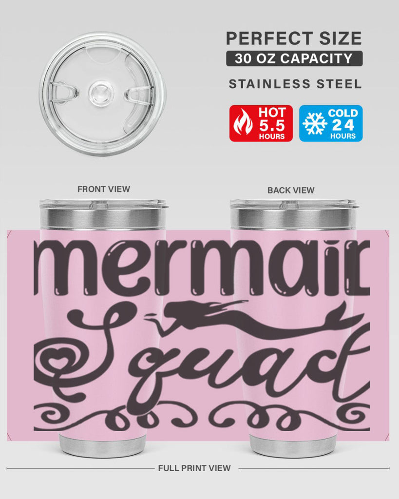 Mermaid squad 446#- mermaid- Tumbler