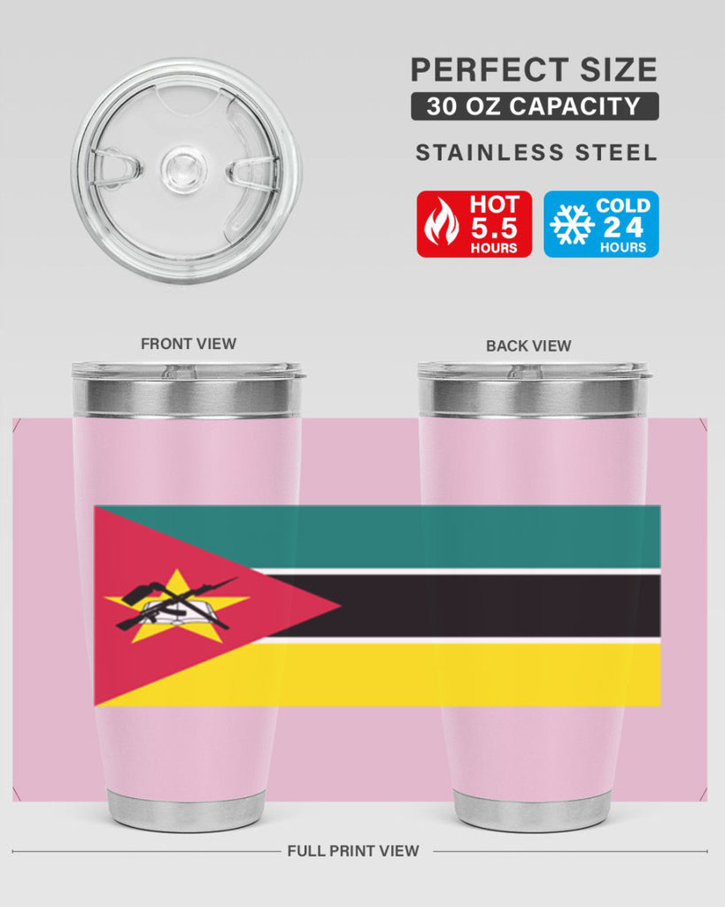 Mozambique 80#- world flags- Tumbler