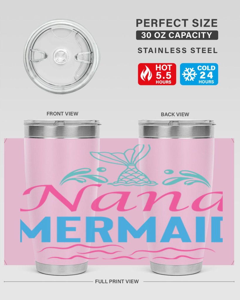 Nana Mermaid Design 518#- mermaid- Tumbler