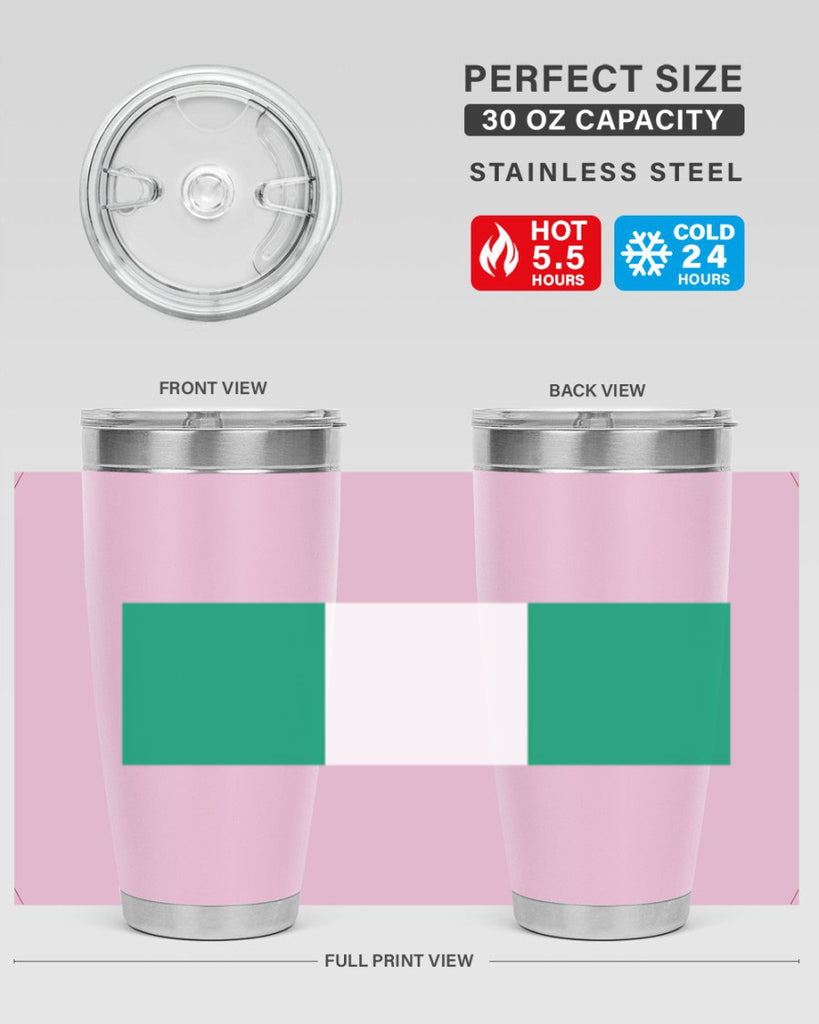 Nigeria 71#- world flags- Tumbler