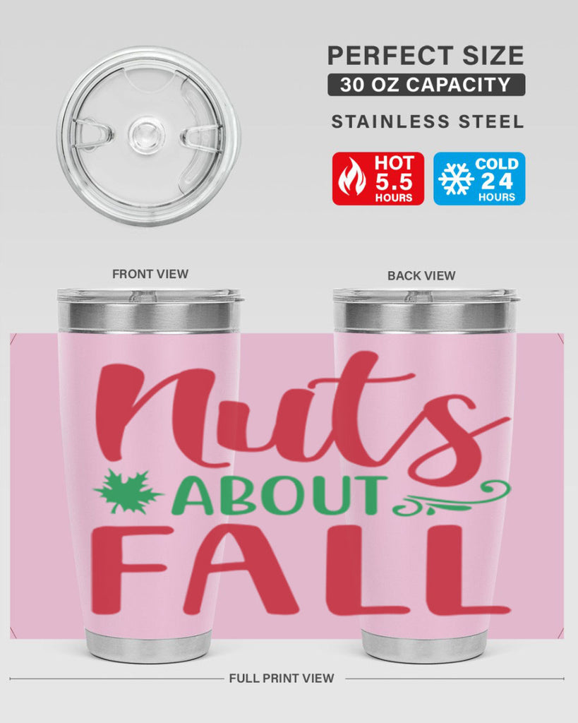 Nuts About Fall 443#- fall- Tumbler