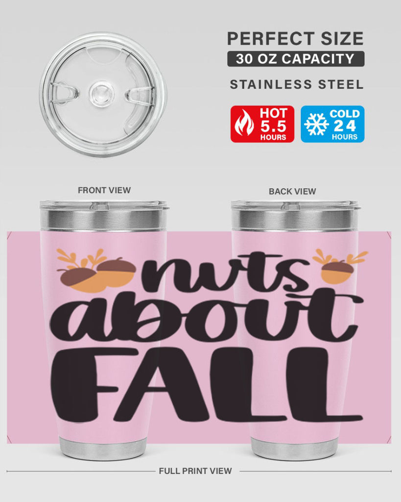 Nuts About Fall 503#- fall- Tumbler