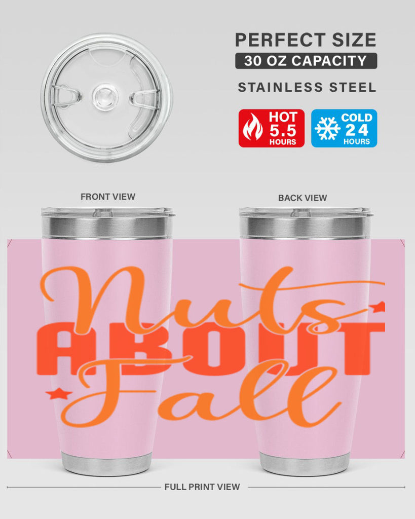 Nuts About Fall Design 444#- fall- Tumbler