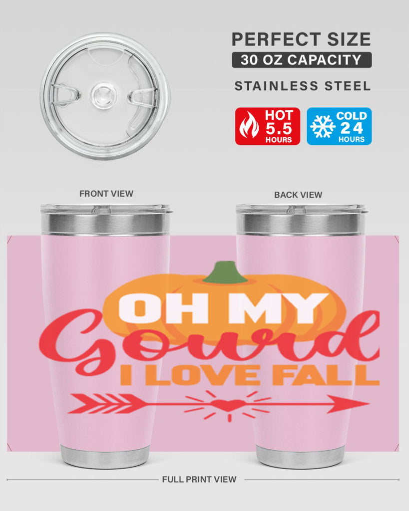 OhMyGourdILove 459#- fall- Tumbler