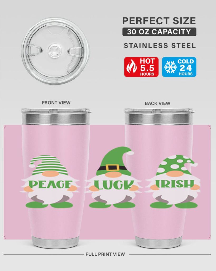 Peace Luck Irish Style 41#- St Patricks Day- Tumbler