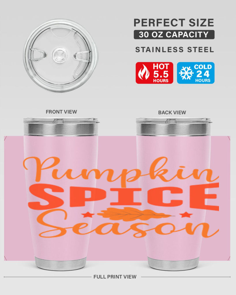 Pumpkin Spice Season Design 557#- fall- Tumbler