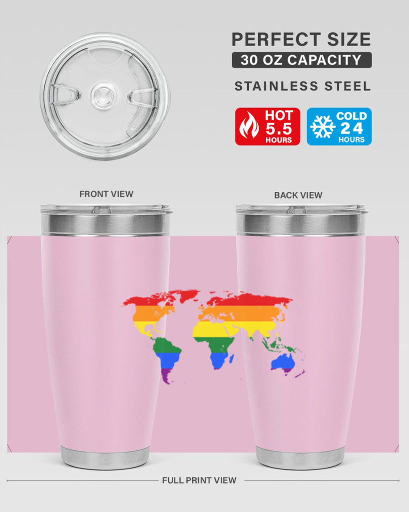 Rainbow World map 3#- lgbt- Tumbler