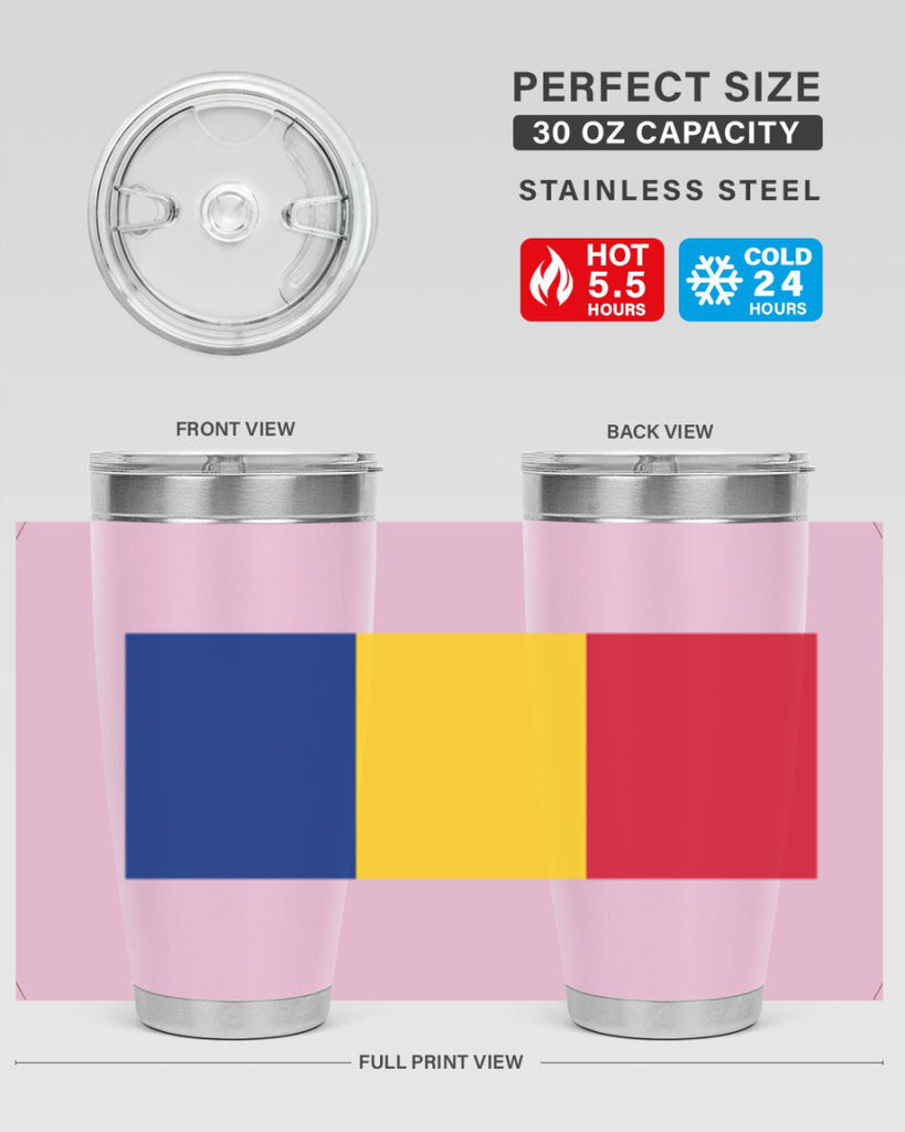 Romania 55#- world flags- Tumbler