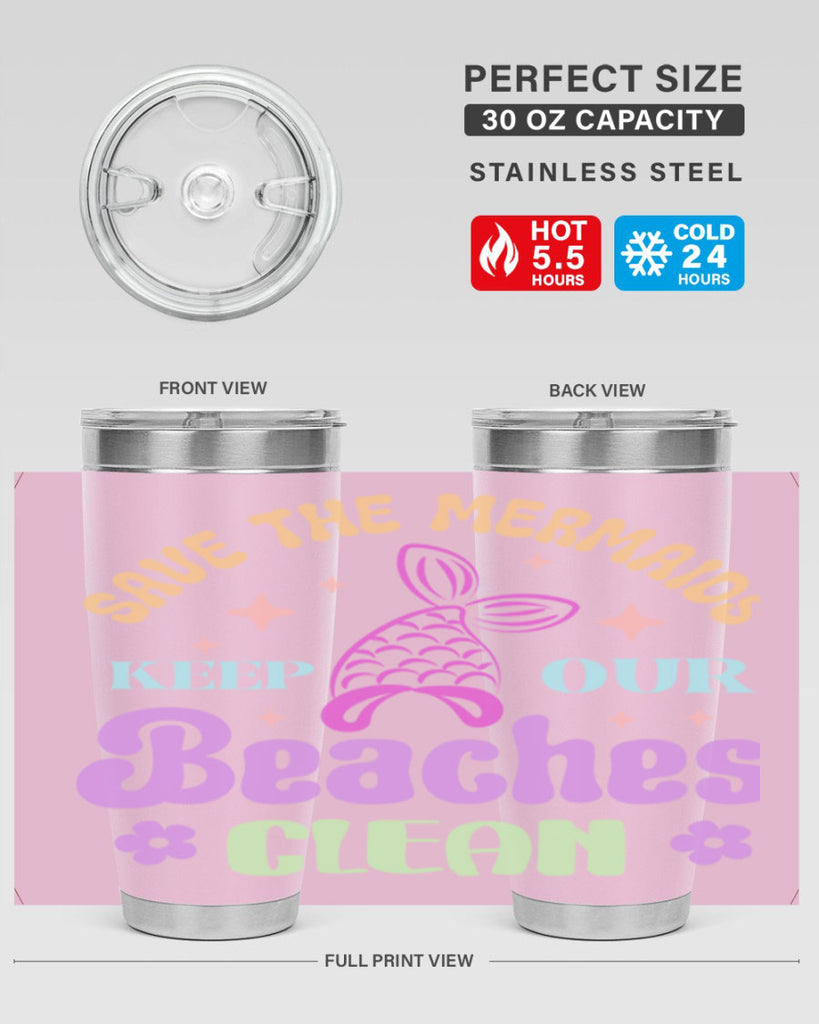 Save The Mermaids Keep Our 577#- mermaid- Tumbler