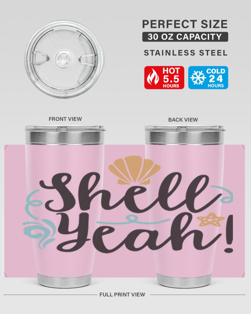 Shell Yeah 592#- mermaid- Tumbler