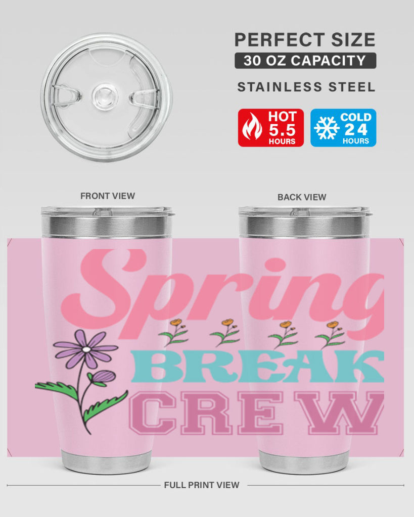 Spring Break Crew  484#- spring- Tumbler