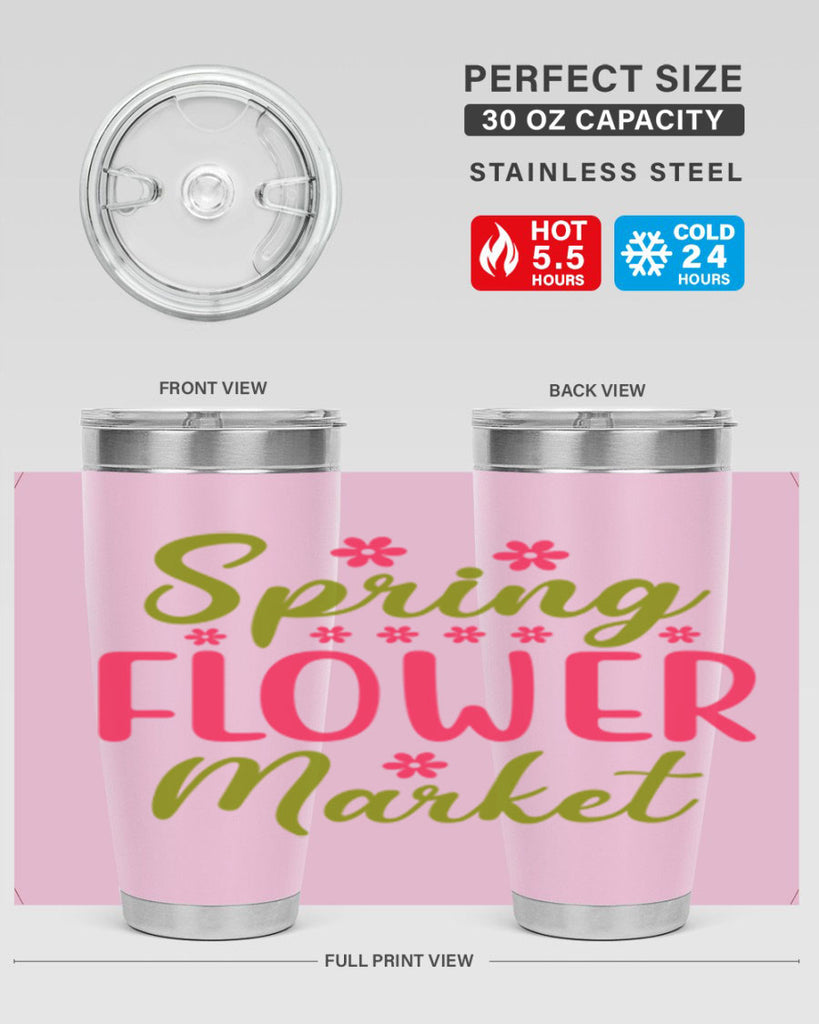 Spring Flower Market 423#- spring- Tumbler