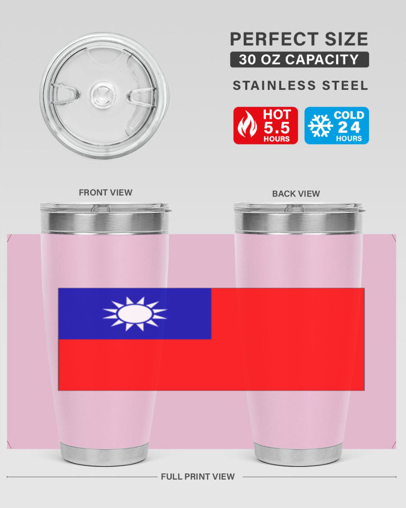 Taiwan 26#- world flags- Tumbler