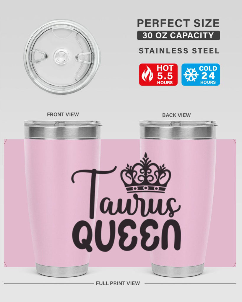 Taurus queen 504#- zodiac- Tumbler