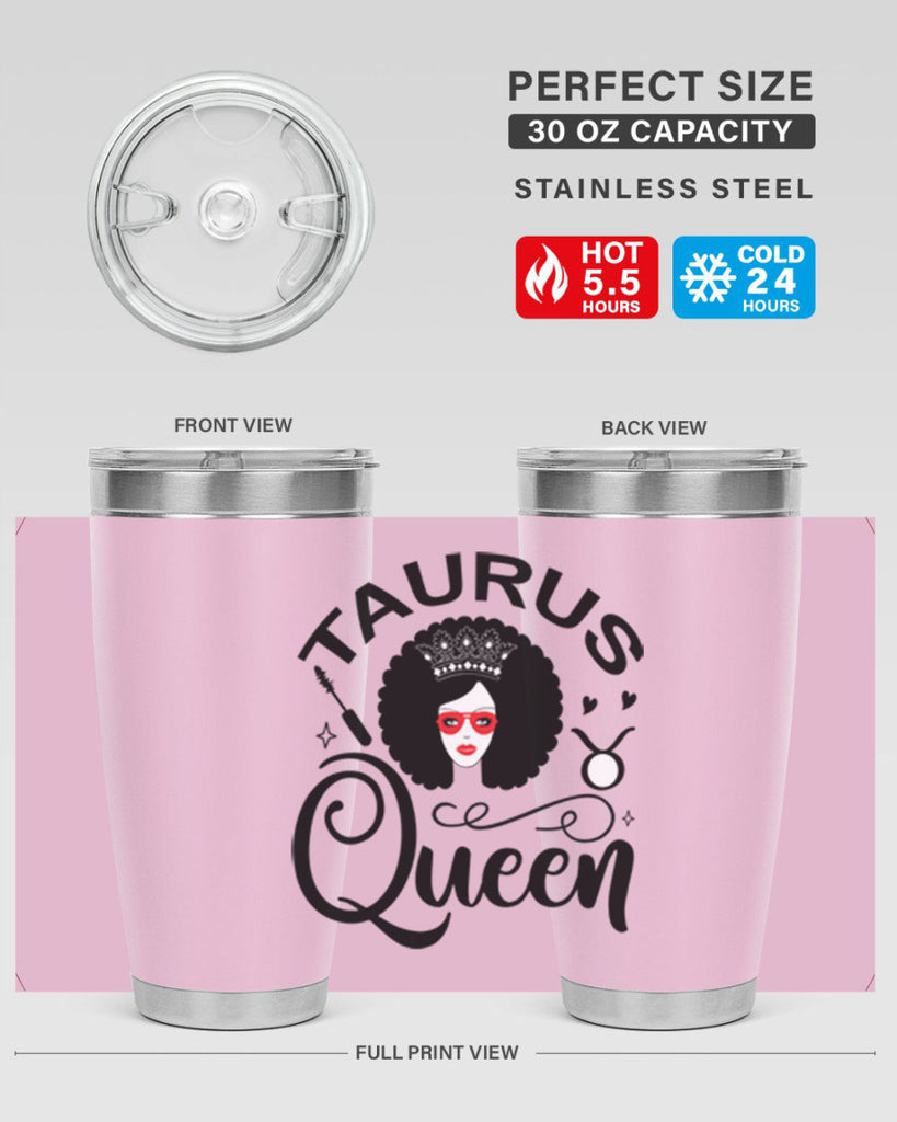 Taurus queen 505#- zodiac- Tumbler