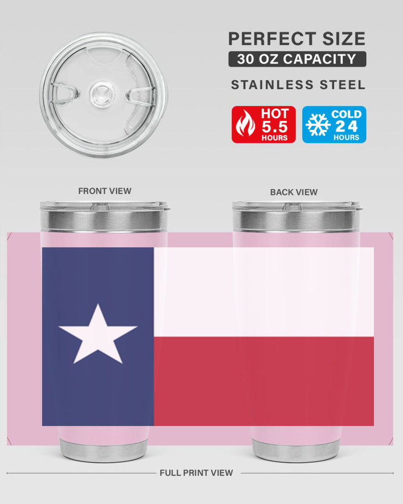 Texas 9#- Us Flags- Tumbler