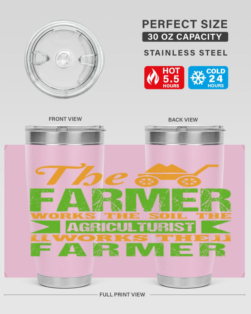 The farmers work the soil 33#- farming and gardening- Tumbler