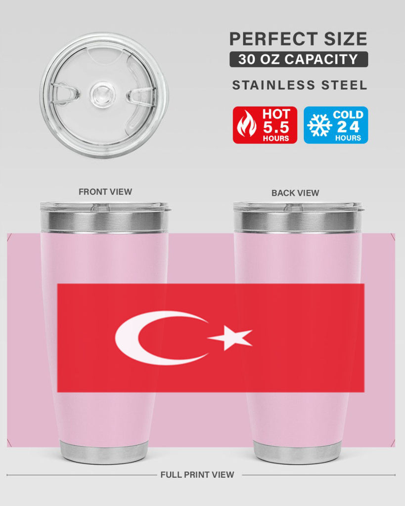 Turkey 17#- world flags- Tumbler