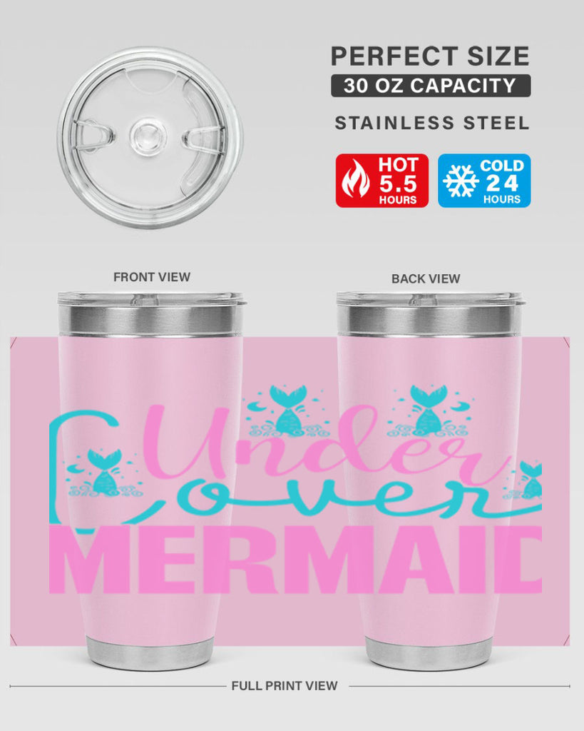 Under Cover Mermaid 643#- mermaid- Tumbler