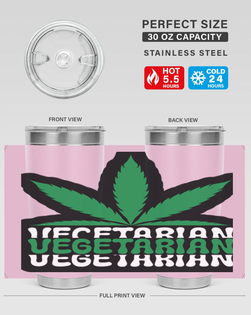 Vegetarian 271#- marijuana- Tumbler