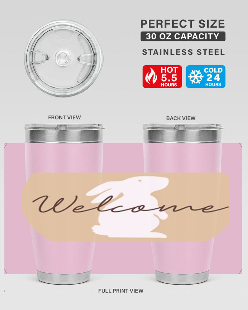 Welcome Bunny569#- spring- Tumbler