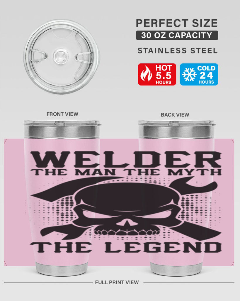 Welder the man Style 4#- welder- tumbler