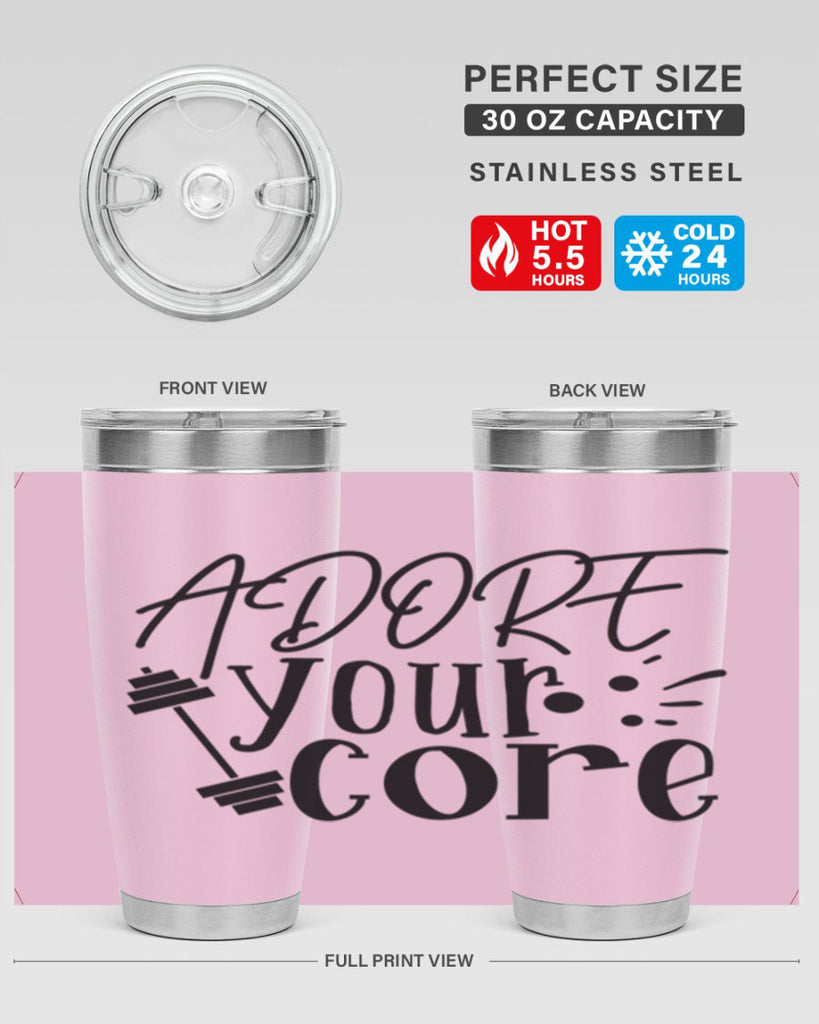 adore your core 53#- gym- Tumbler