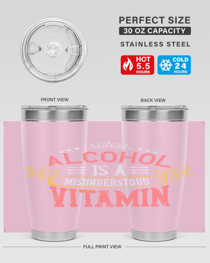 alcohol is a misunderstood vitamin 50#- cooking- Tumbler
