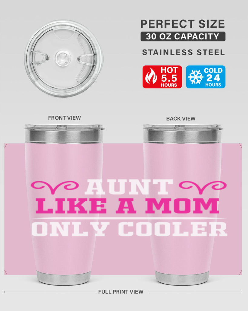 aunt like a mom only cooler 216#- mom- Tumbler