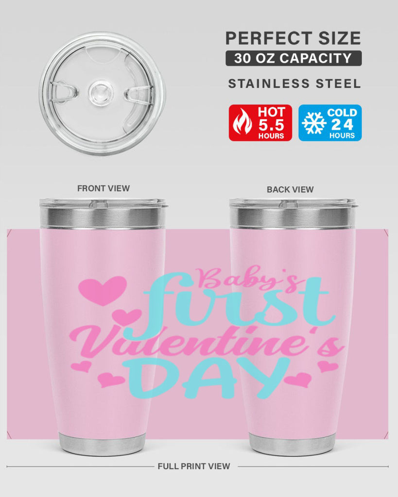 babys first valentines day Style 281#- baby- tumbler