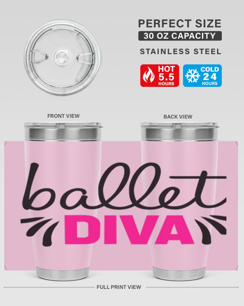 ballet diva 3#- ballet- Tumbler