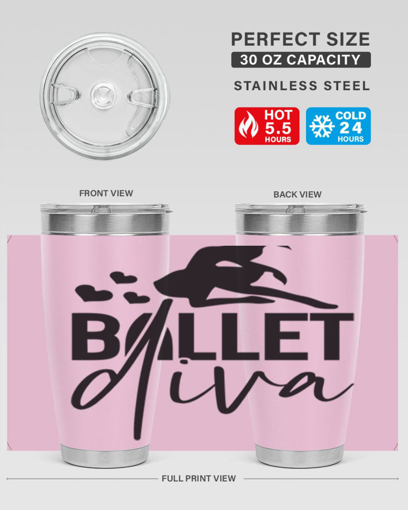 ballet diva 4#- ballet- Tumbler