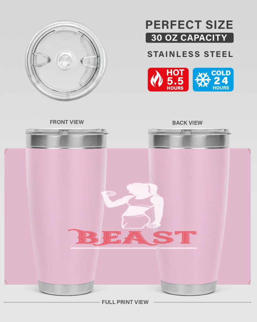 beast 102#- gym- Tumbler