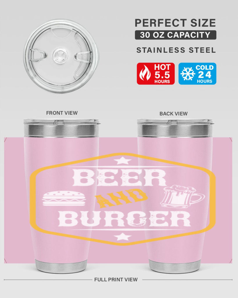 beer and burger 111#- beer- Tumbler