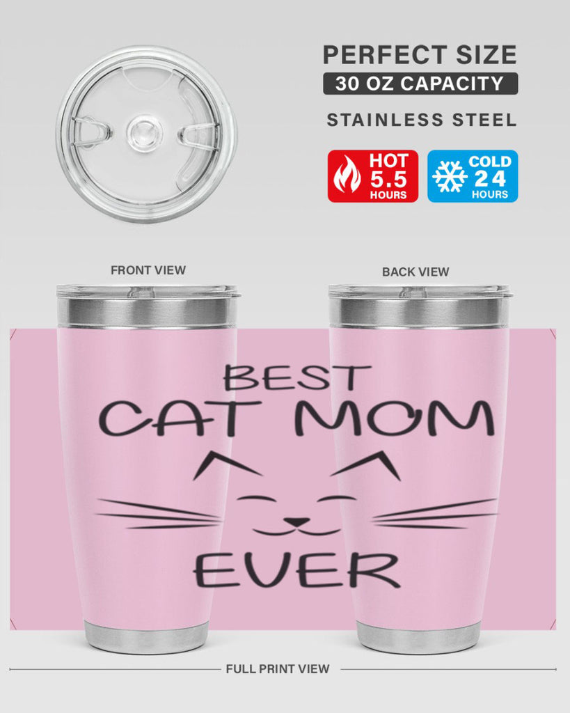 best cat mom ever 210#- mom- Tumbler