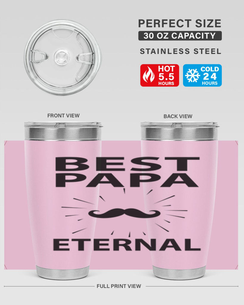 best papa png 92#- grandpa - papa- Tumbler