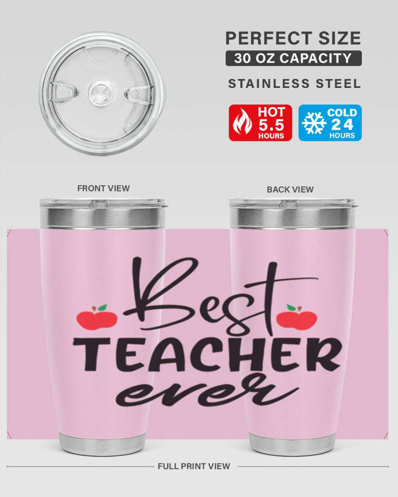 best teacher ever Style 188#- teacher- tumbler