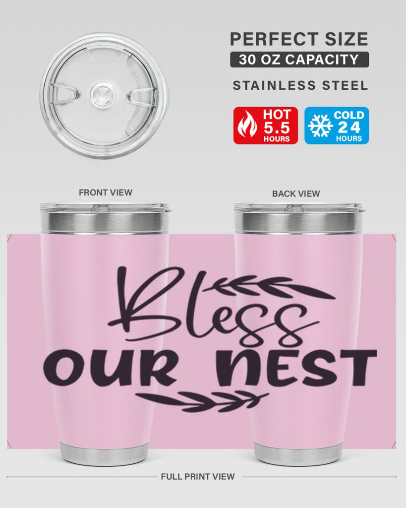 bless our nest 85#- home- Tumbler