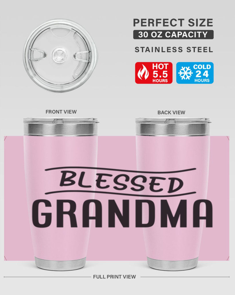 blessed grandma 62#- grandma - nana- Tumbler