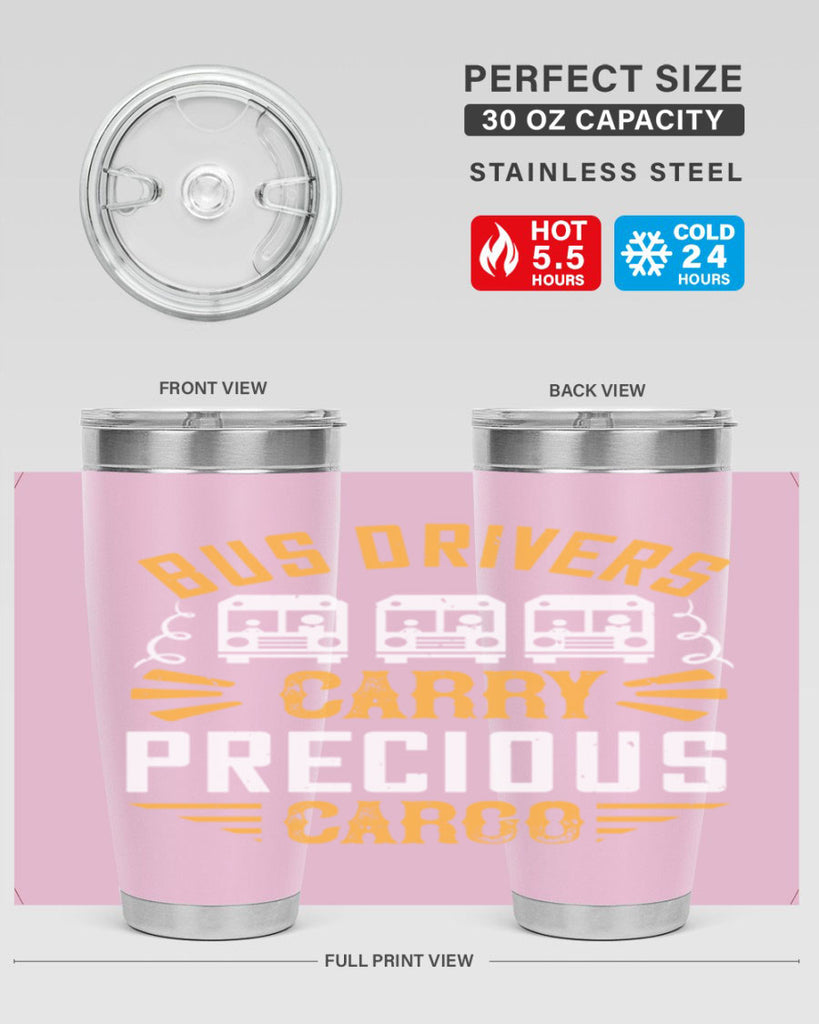 bus drivers carry precious cargo Style 39#- bus driver- tumbler