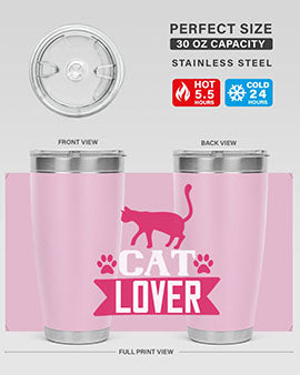 cat lover Style 32#- cat- Tumbler