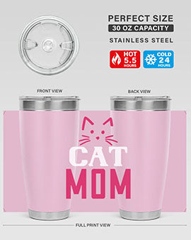 cat mom Style 34#- cat- Tumbler
