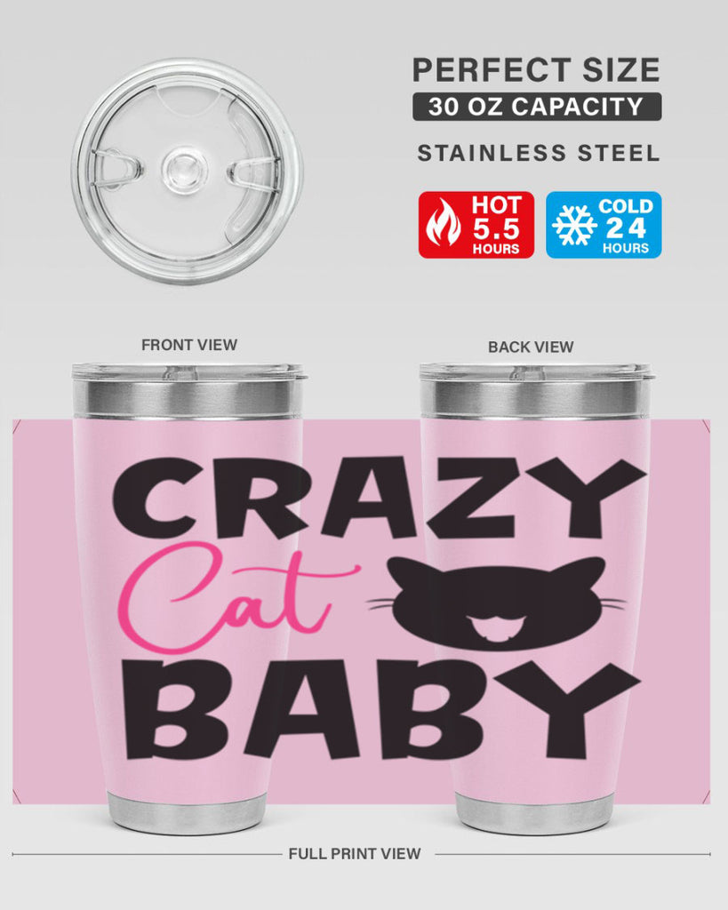 crazy cat baby Style 270#- baby- tumbler