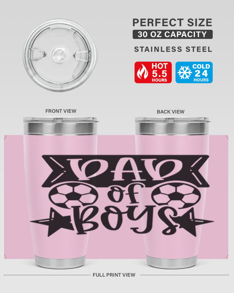 dad of boy 61#- fathers day- Tumbler