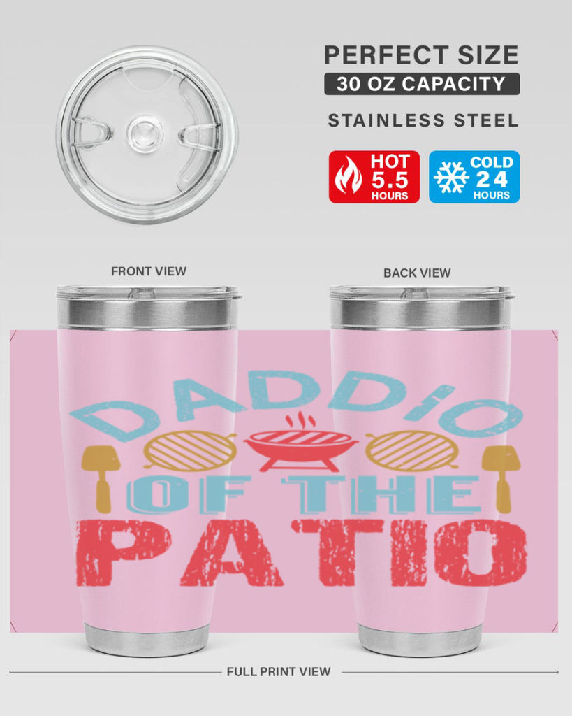 daddio of the patio 47#- bbq- Tumbler