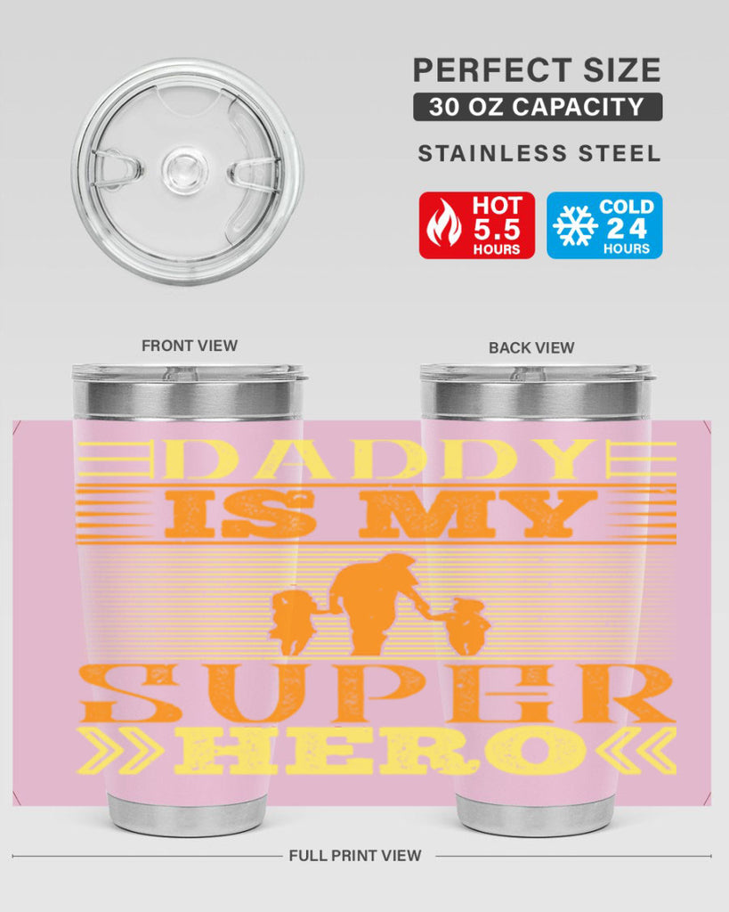 daddy is my super hero 241#- fathers day- Tumbler