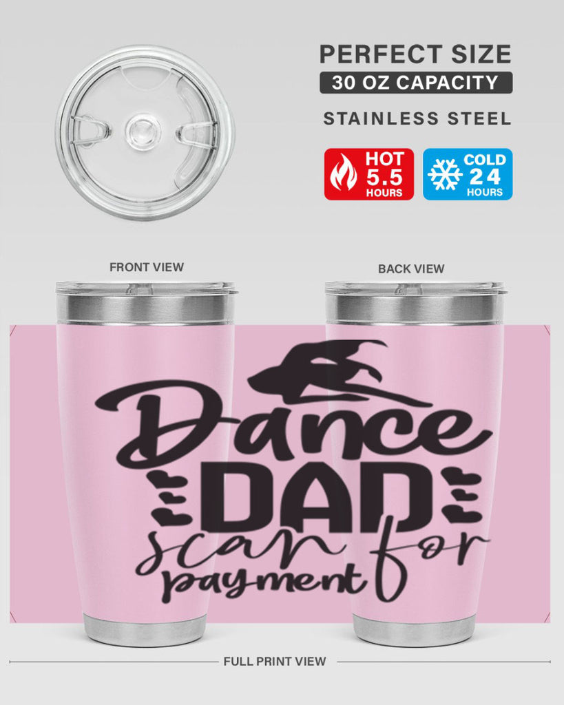 dance dad scan for payment 21#- ballet- Tumbler