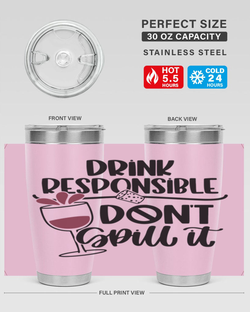 drink responsible dont 57#- wine- Tumbler